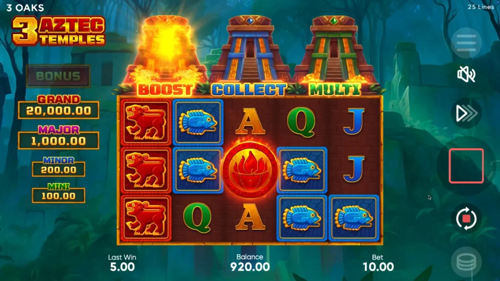 3 Aztec Temples Slot
